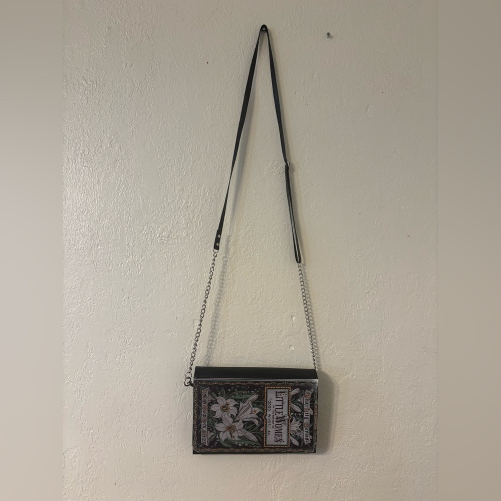 Little Women Elegant Black Floral Women's Bag